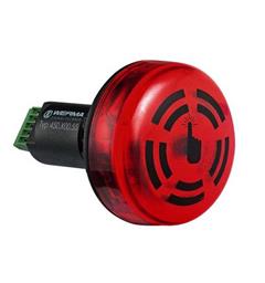 Acc.Comb.Buzzer 450 24vDC øM22,5 1:RED 80dB(A) LED IP65 Cont. Tone Panel Mount